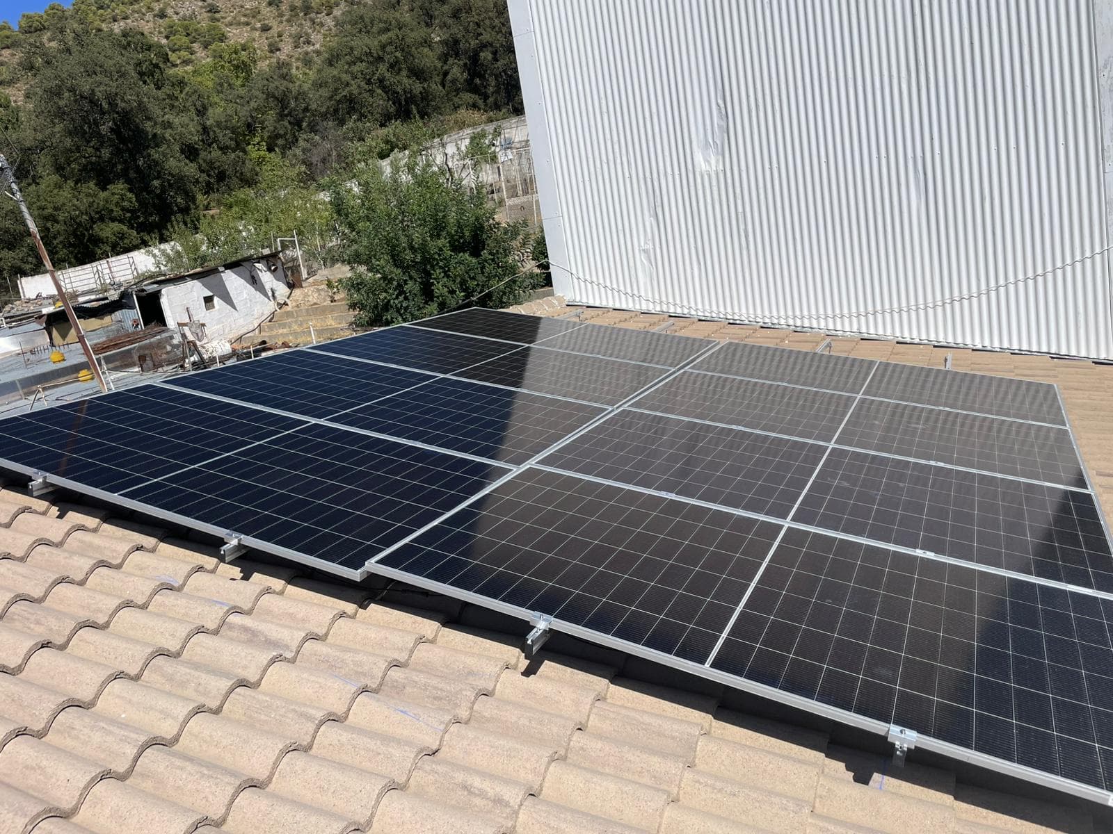 Placas solares instaladas